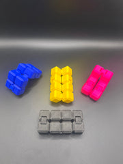 Fidget Infinity Cube, Sensory Stress Reliever, Desk Toy, Perfect Gift for Kids, Sensory Tool for Focus and Relaxation, 3D Printed