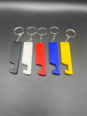 Phone Stand with Keyring, Portable Office Gadget, Perfect Gift for Him or Her, Ideal for Meetings