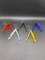 Phone Stand with Keyring, Portable Office Gadget, Perfect Gift for Him or Her, Ideal for Meetings