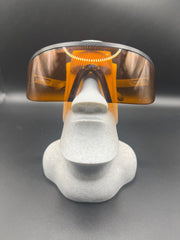 Moai Statue, Easter Island Head Glasses Holder, Marble-Effect Moai Statue, Home Decor, Bedside Table Glasses Stand