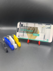 Phone Stand with Keyring, Portable Office Gadget, Perfect Gift for Him or Her, Ideal for Meetings